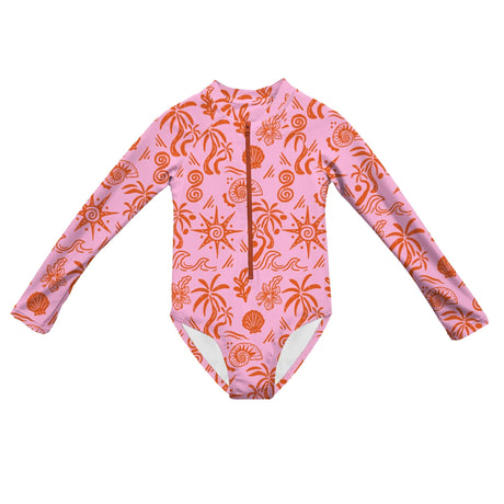 Maillot UV Marées Rosées 2-12ans-Headster Kids-Rose-2-HED-SWLSCR26F0-CLÉMENT