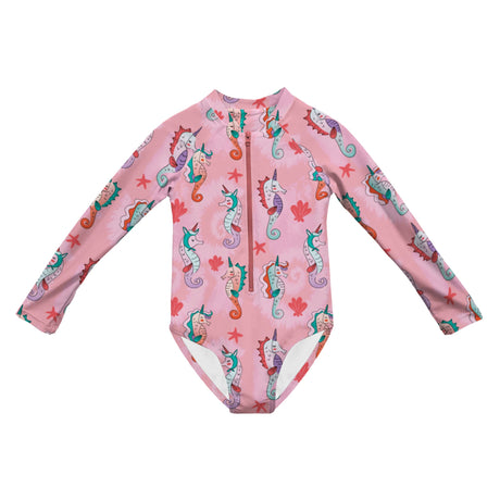 Maillot UV Hippocampes 2-8ans-Headster Kids-Rose-2-HED-SWLSSU26I5-CLÉMENT