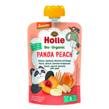 Purée Bio - Panda Peach - Pêche, Apricot, Banane avec Épeautre (À partir de 8 mois)-Holle-HLL-HF6-CLÉMENT