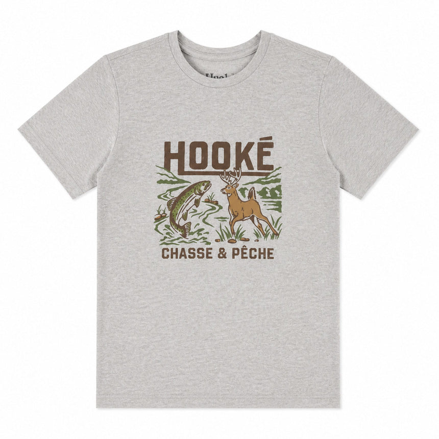 T-shirt Chasse & Pêche 2-12ans-Hooke-Gris-2-HO6-44015-F26-GR-CLÉMENT