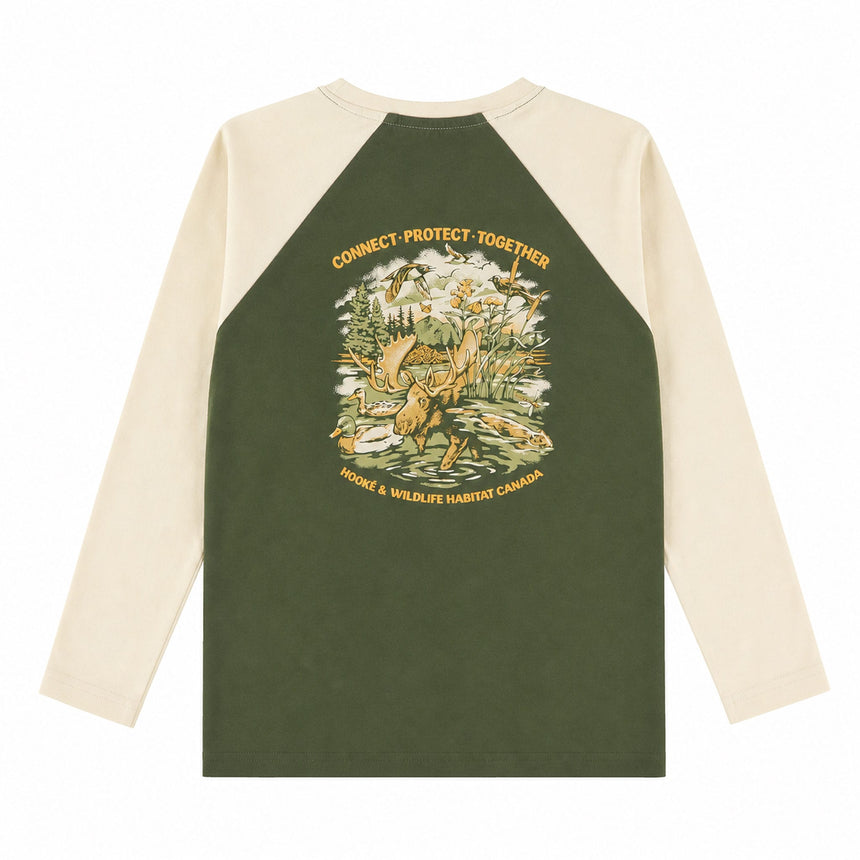 T-shirt Wildlife Habitat Canada 2-12ans-Hooke-HO6-44016-F26-FO-CLÉMENT