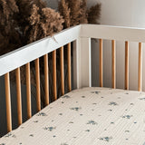 Drap Contour Couchette de Bébé - Bleuet-House of Elia-HOE-CRIB-F2022BL-CLÉMENT