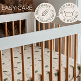 Drap Contour Couchette de Bébé - Fougère-House of Elia-HOE-CRIB-F2022FN-CLÉMENT