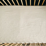 Drap Contour pour Couchette - Greige-House of Elia-HOE-CRIBF2022SSO-CLÉMENT