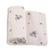 Couverture Mousseline Bleuets-House of Elia-HOE-HESW1S2025BL-CLÉMENT