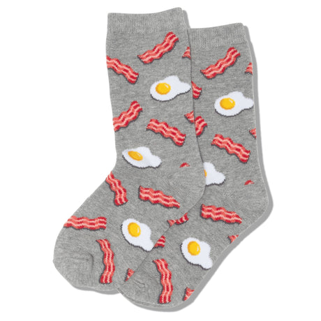Bas Oeuf et Bacon 4-12ans-Hotsox-Gris-4-7-HSX-HK000007-C-CLÉMENT
