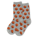 Bas Basketball 4-9ans-Hotsox-Gris-4-7-HSX-HK000013-CLÉMENT