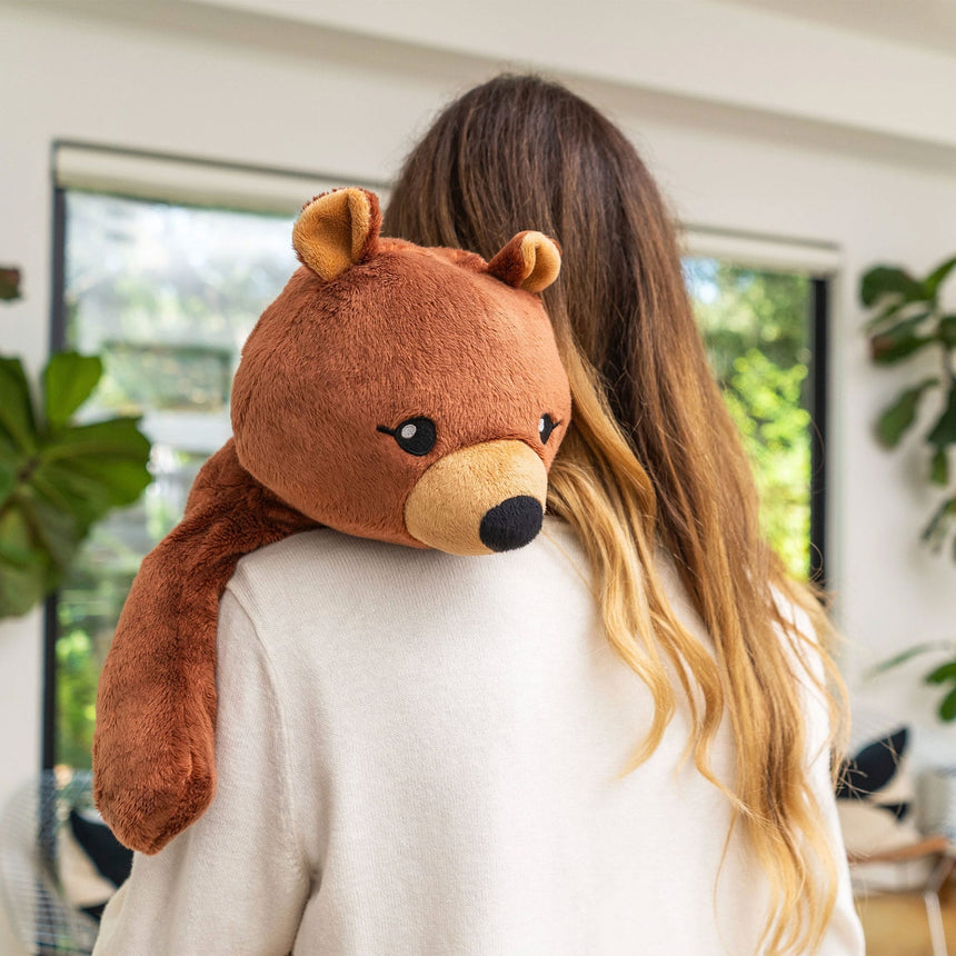 Darby L'ours Peluche Lourde 2kg-Hugimals-HUG-HUG-OURS-CLÉMENT