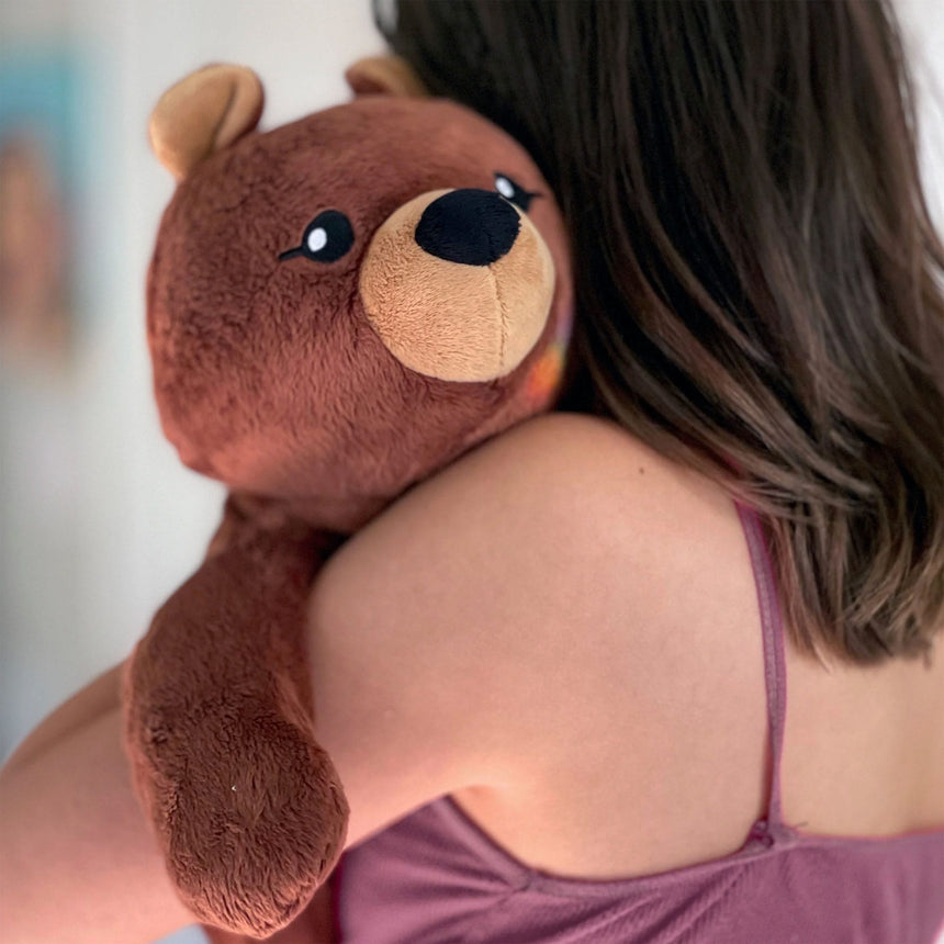 Darby L'ours Peluche Lourde 2kg-Hugimals-HUG-HUG-OURS-CLÉMENT