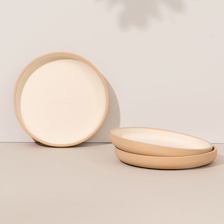 Assiette à Ventouse en Silicone - Sable-Kiko The Label-IKO-ASSSABLE-CLÉMENT