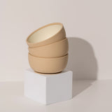 Bol à Ventouse en Silicone avec Couvercle - Sable-Kiko The Label-IKO-BOLSABLE-CLÉMENT