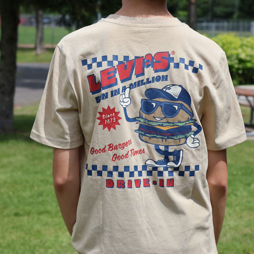T-shirt Drive-in Burger 8-16ans-Levis-LEV-91R480-X5I-CLÉMENT