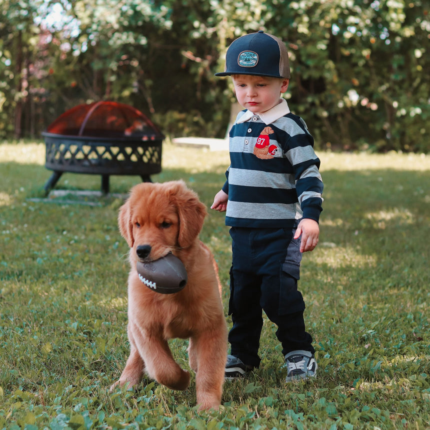 Polo Rayée Recrue 2-8ans-Chat Botte-CHI-2265431C-MAR-CLÉMENT