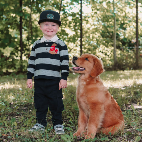 Polo Rayée Recrue 2-8ans-Chat Botte-CHI-2265431C-MAR-CLÉMENT