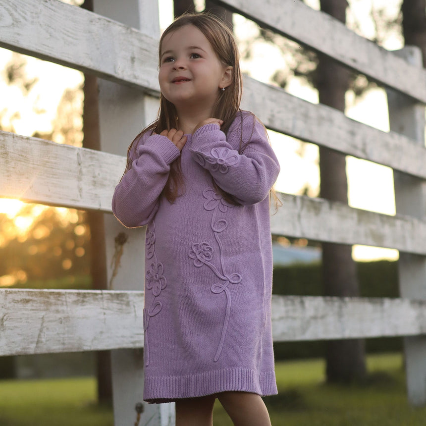 Robe Tricot Jardin D'amour 2-8ans-Chat Botte-CHI-2262453C-LIL-CLÉMENT