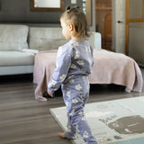 Pantalon Ouaté Lilas Fleurs 2-8ans-Camp by Birdz-NAS-CLSPKG295-LF-CLÉMENT