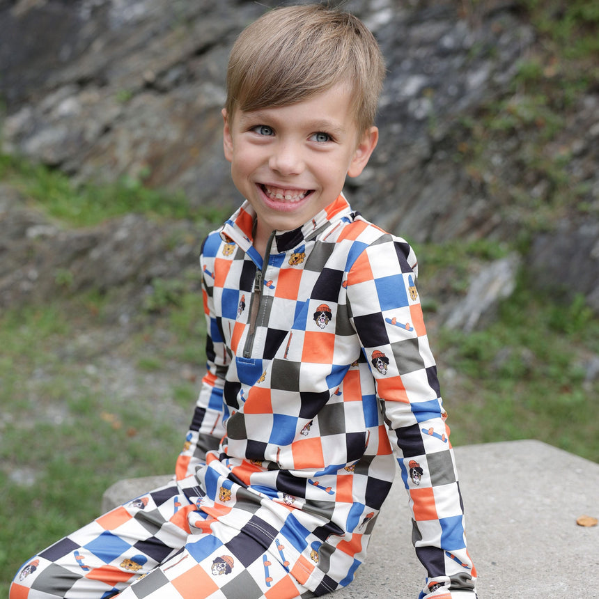 Ensemble Thermal Imprimé Carreaux Chien 2-14ans-Birdz-BR5-2265231C-CLÉMENT