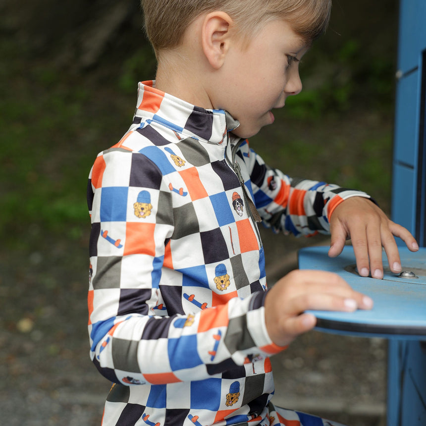 Ensemble Thermal Imprimé Carreaux Chien 2-14ans-Birdz-BR5-2265231C-CLÉMENT
