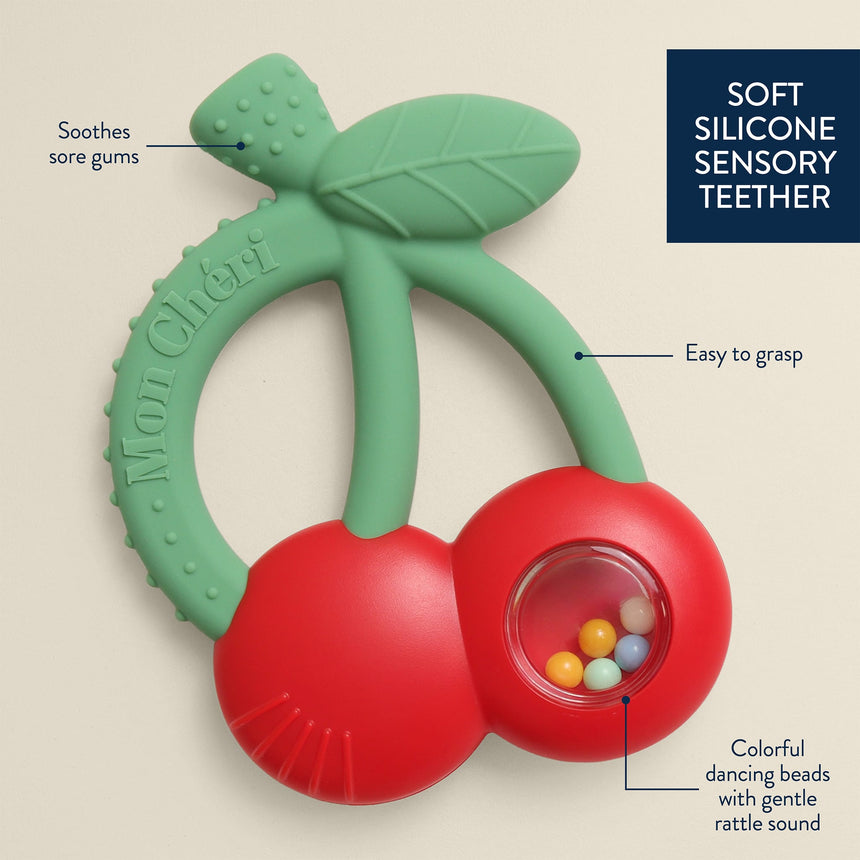 Hochet Dentition - Cerises-itzy ritzy-ITZ-604401995-CLÉMENT