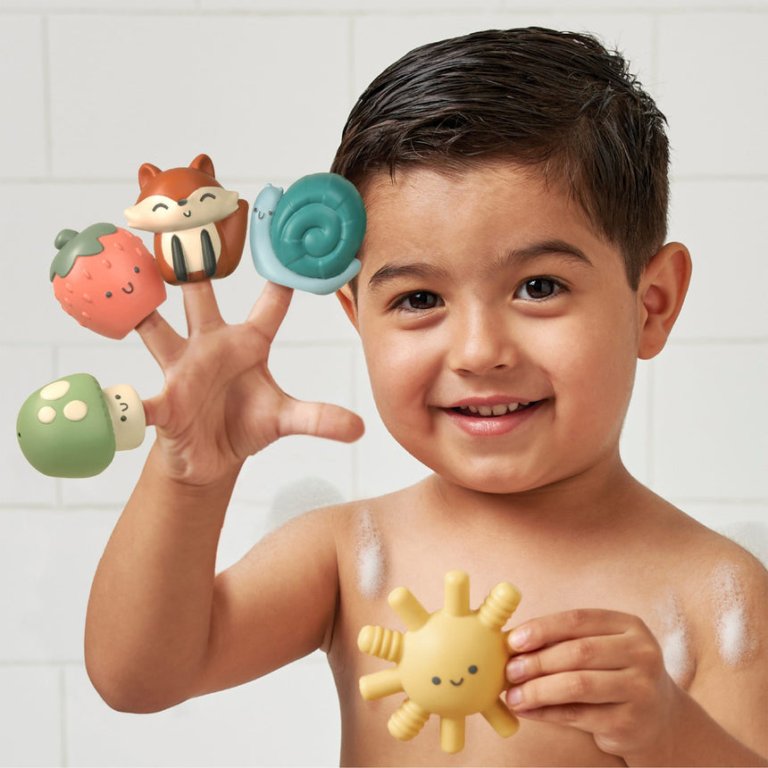 Marionnettes à Doigt pour le Bain(4) - Soleil-itzy ritzy-ITZ-FP8560-CLÉMENT