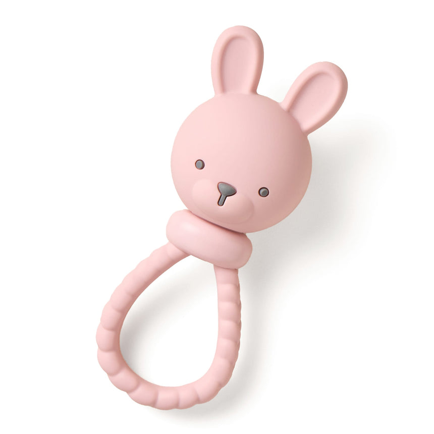 Hochet Sweetie Silicone - Lapin-itzy ritzy-ITZ-SH8581-CLÉMENT