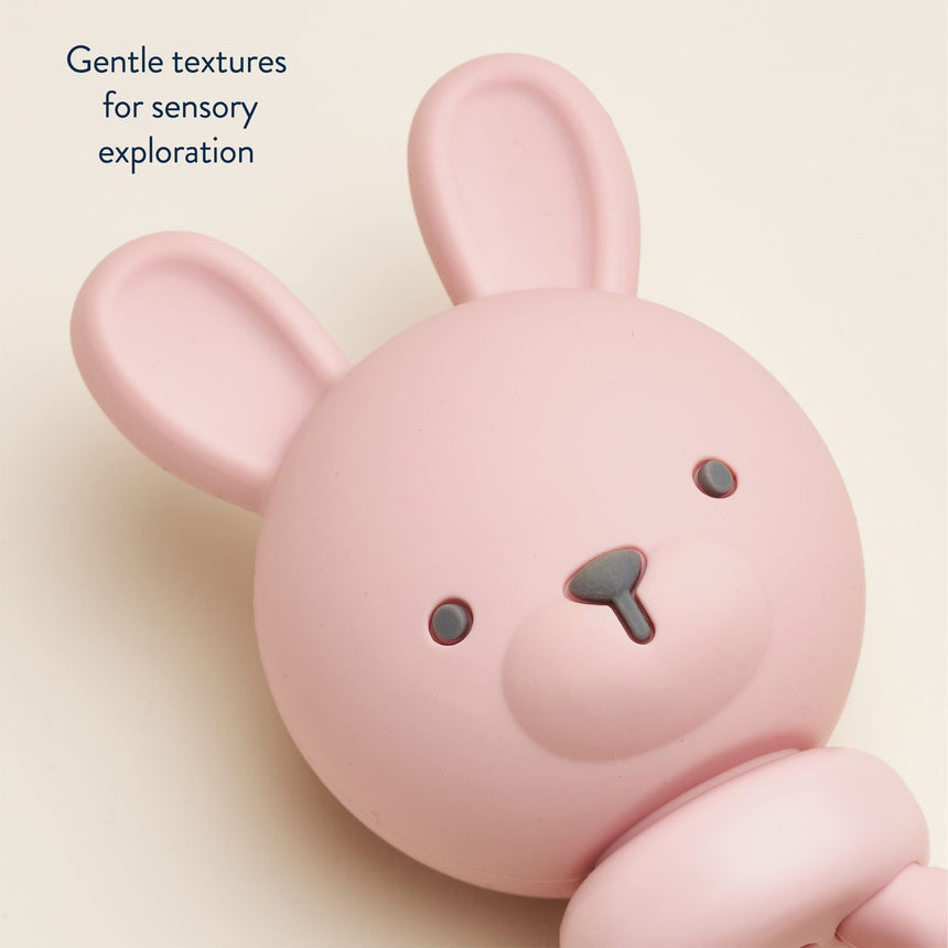 Hochet Sweetie Silicone - Lapin-itzy ritzy-ITZ-SH8581-CLÉMENT