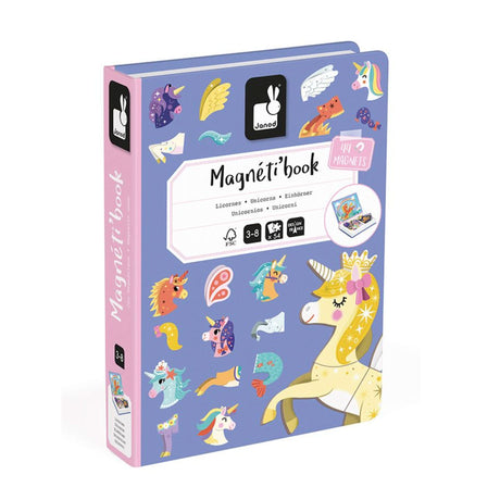Livre Magnétique Licornes-Janod-JAD-J02584-CLÉMENT