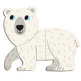 Livre Magnétique Animaux Polaires-Janod-JAD-J02599-CLÉMENT