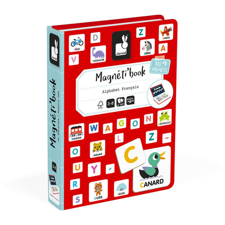 Livre Magnétique Alphabet-Janod-JAD-J02711-CLÉMENT