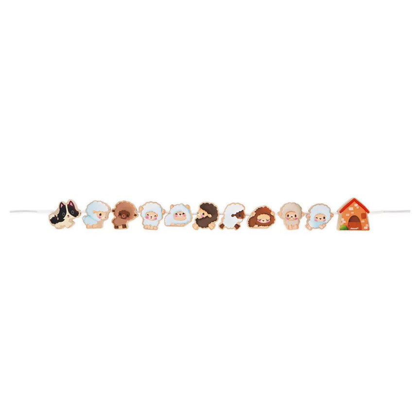 Perles à Enfiler Moutons-Janod-JAD-J03312-CLÉMENT
