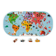 Jouet pour le Bain Carte du Monde-Janod-JAD-J04719-CLÉMENT