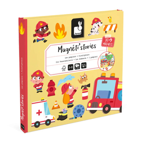 Magneti'stories 30 Pièces - Pompiers-Janod-JAD-J05453-CLÉMENT