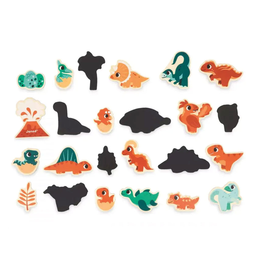 Aimants Dinosaure 24 Pièces-Janod-JAD-J05839-CLÉMENT