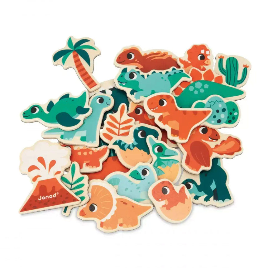 Aimants Dinosaure 24 Pièces-Janod-JAD-J05839-CLÉMENT