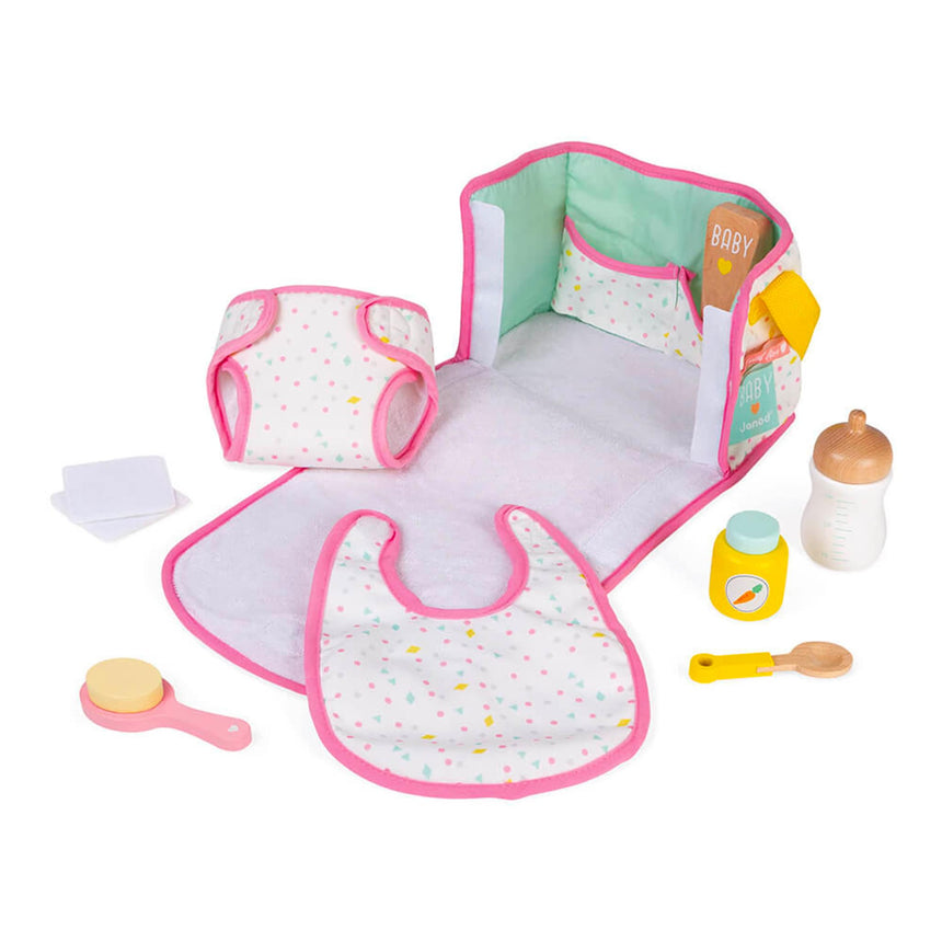 Sac à Langer Nursery Pour Poupées-Janod-JAD-J06501-CLÉMENT