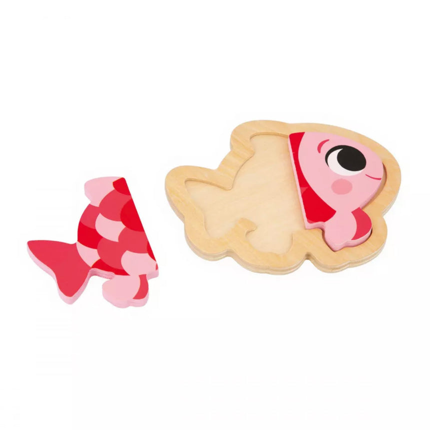 Casse-Tête Évolutifs en Bois (4) - Animaux de Compagnie-Janod-JAD-J07115-CLÉMENT