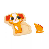 Casse-Tête Évolutifs en Bois (4) - Animaux de Compagnie-Janod-JAD-J07115-CLÉMENT