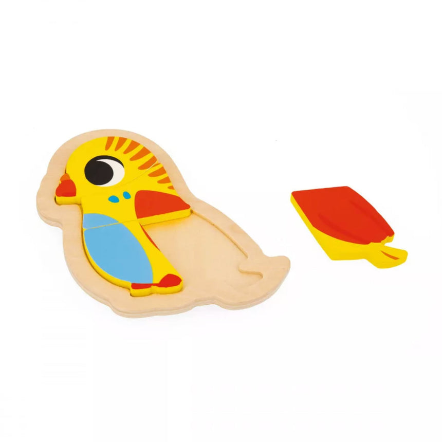 Casse-Tête Évolutifs en Bois (4) - Animaux de Compagnie-Janod-JAD-J07115-CLÉMENT