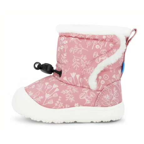 Bottes Stay-Put Fleurs 6-24mois-Jan n Jul-Rose-3 B-JAJ-BST-PFL-CLÉMENT