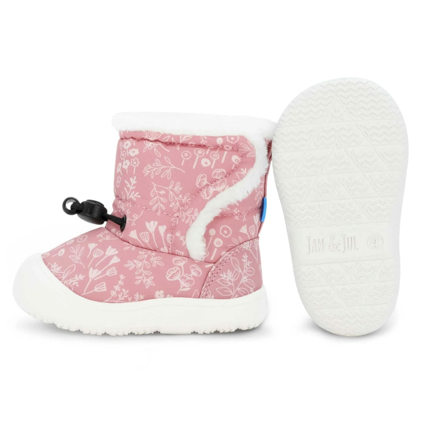 Bottes Stay-Put Fleurs 6-24mois-Jan n Jul-JAJ-BST-PFL-CLÉMENT