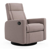 Fauteuil Berçant et Pivotant Nelly - Arlo Beige-Jaymar BB-JAM-521-ARLO-96-CLÉMENT
