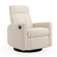 Fauteuil Berçant et Pivotant Nelly - Beyond Sheep Crème / Noir-Jaymar BB-JAM-521-BEYONCRE-CLÉMENT