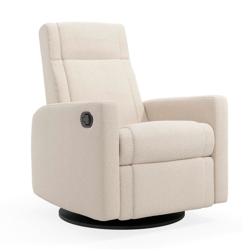 Fauteuil Berçant et Pivotant Nelly - Beyond Sheep Crème / Noir-Jaymar BB-JAM-521-BEYONCRE-CLÉMENT