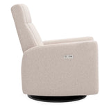Fauteuil Berçant et Pivotant Nelly - Beyond Sheep Vanille / Noir avec Mécanisme Électrique-Jaymar BB-JAM-525-BEYON-11-CLÉMENT