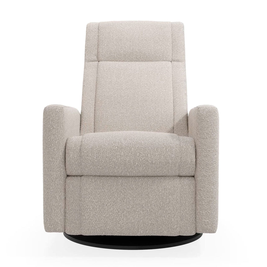 Fauteuil Berçant et Pivotant Nelly - Beyond Sheep Vanille / Noir-Jaymar BB-JAM-521-BEYONVAN-CLÉMENT