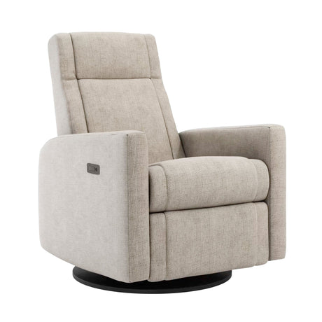 Fauteuil Berçant et Pivotant Nelly - Breather Driftwood / Noir avec Mécanisme Électrique-Jaymar BB-JAM-525-BREAT-56-CLÉMENT