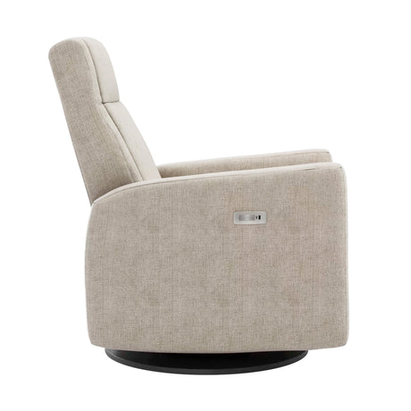 Fauteuil Berçant et Pivotant Nelly - Breather Driftwood / Noir avec Mécanisme Électrique-Jaymar BB-JAM-525-BREAT-56-CLÉMENT