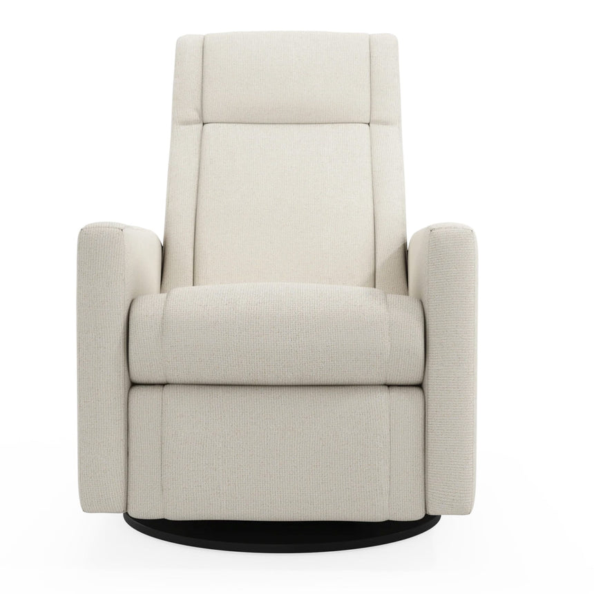 Fauteuil Berçant et Pivotant Nelly - Henequen (Tissu anti-tache)-Jaymar BB-JAM-521-HENEQ-01-CLÉMENT