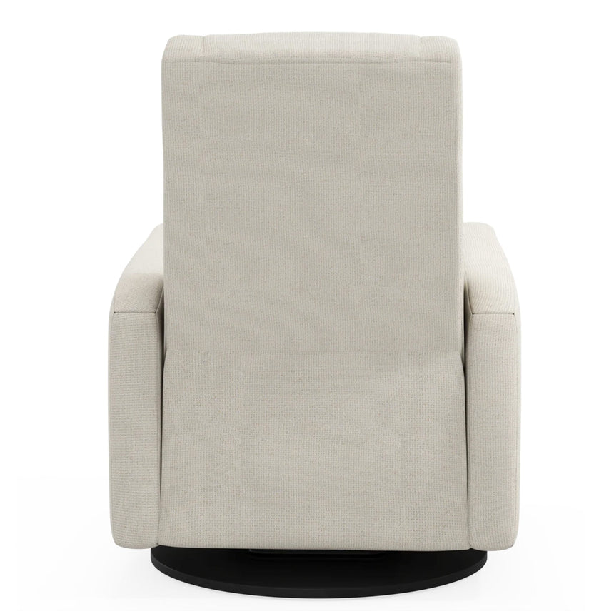Fauteuil Berçant et Pivotant Nelly - Henequen (Tissu anti-tache)-Jaymar BB-JAM-521-HENEQ-01-CLÉMENT