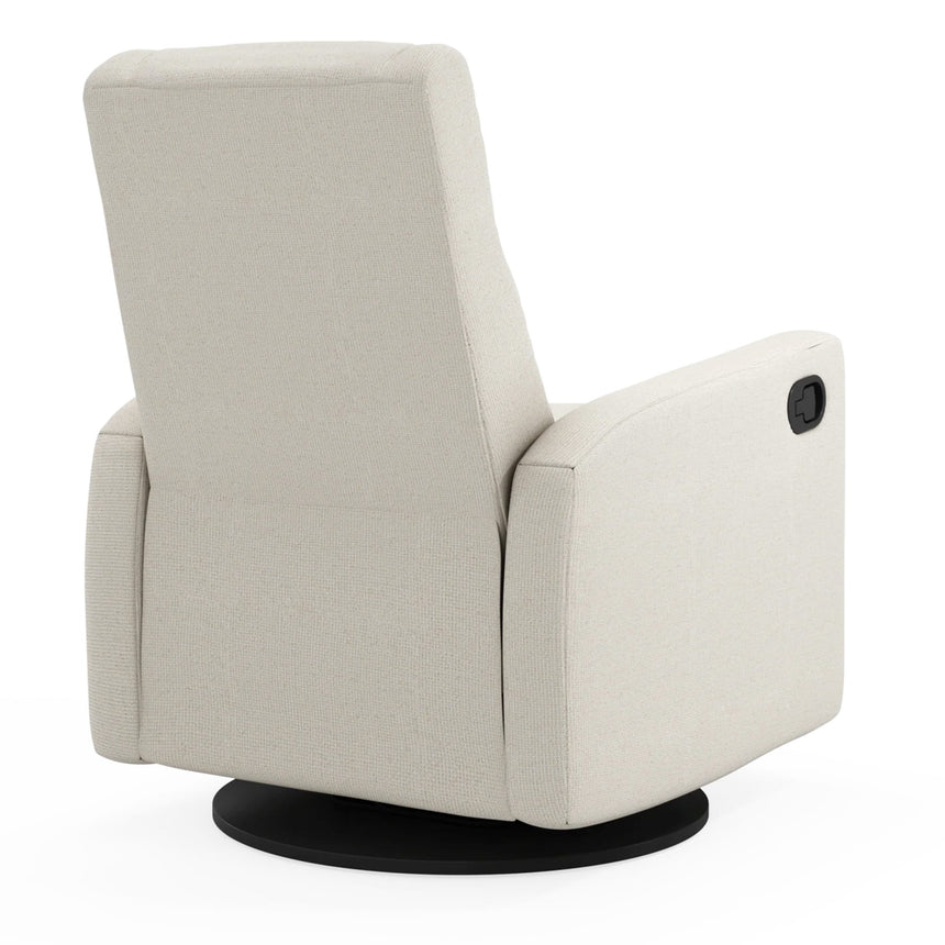 Fauteuil Berçant et Pivotant Nelly - Henequen (Tissu anti-tache)-Jaymar BB-JAM-521-HENEQ-01-CLÉMENT